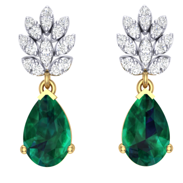 Oval Freshwater Pearl and Ball Dangle Earrings