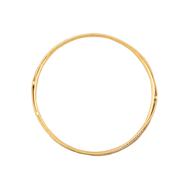 Spring kangan bangle with Gold-Rhodium finish. Hallmark Jewellery for ...