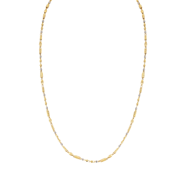 Gold Rhodium bead chain
