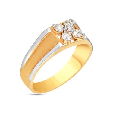 Gents Gold Diamond RIng