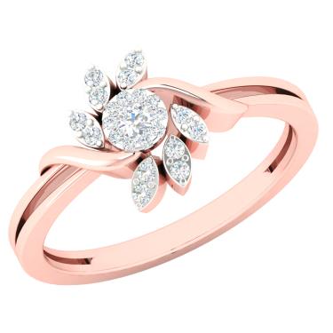 Rose Gold Designer Casual Rings For Women