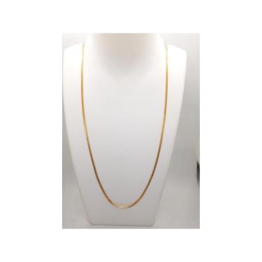 Gold plain chain