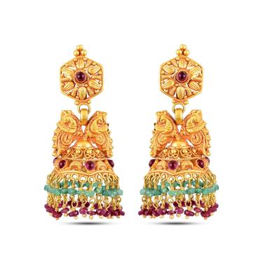 Authentic Temple Jewellery Jhumka