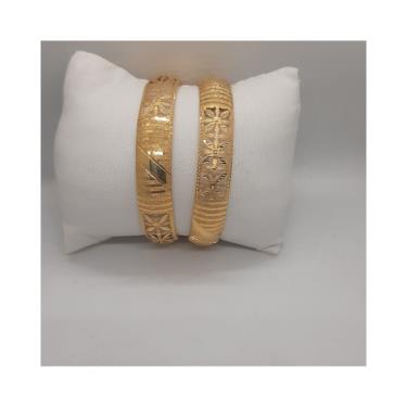 Glossy Gold bangle Design