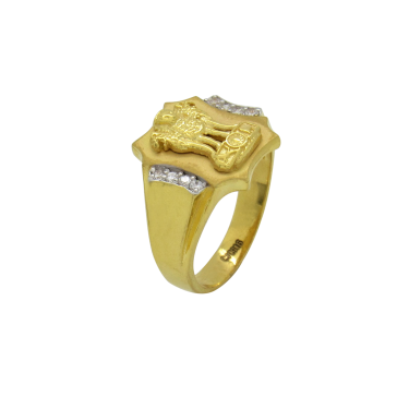 ashok stambh gold ring design