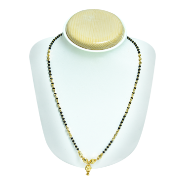 PGRS BLACK BEADS NECK CHAIN