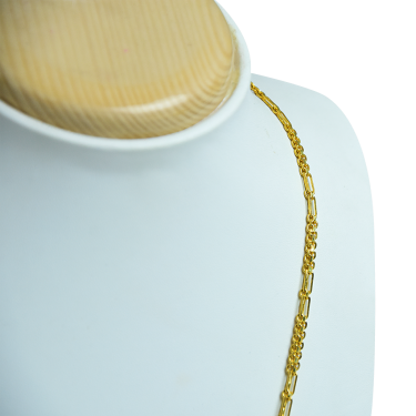 PGRS DOUBLE SITARA 2 KANDI MEN'S GOLD NECK CHAIN