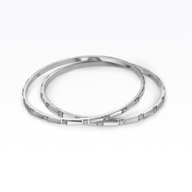 Platinum deals bangles design